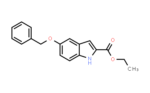 CAS No. 37033-95-7, Ethyl 5-(benzyloxy)-1H-indole-2-carboxylate