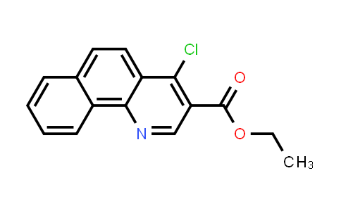 CAS No. 37041-30-8, ethyl 4-chlorobenzo[h]quinoline-3-carboxylate