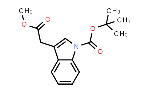370562-34-8 | tert-Butyl 3-(2-methoxy-2-oxoethyl)-1H-indole-1-carboxylate