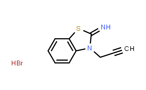 CAS No. 3708-59-6, 3-(Prop-2-yn-1-yl)benzo[d]thiazol-2(3H)-imine hydrobromide