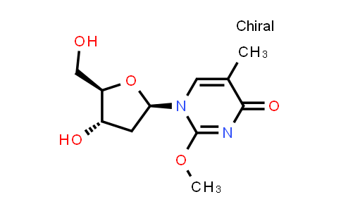 CAS No. 37085-48-6, 1-((2R,4S,5R)-4-Hydroxy-5-(hydroxymethyl)tetrahydrofuran-2-yl)-2-methoxy-5-methylpyrimidin-4(1H)-one