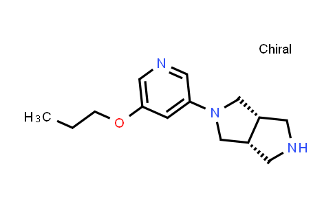 CAS No. 370879-76-8, Pyrrolo[3,4-c]pyrrole, octahydro-2-(5-propoxy-3-pyridinyl)-, (3aR,6aS)-rel-