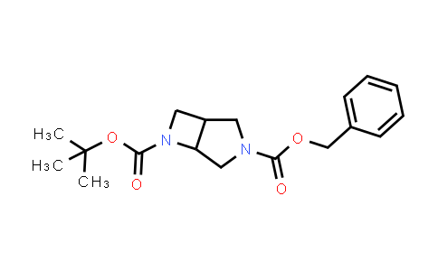 CAS No. 370880-79-8, 3-Benzyl 6-tert-butyl 3,6-diazabicyclo[3.2.0]heptane-3,6-dicarboxylate