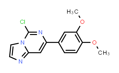 CAS No. 371171-20-9, 5-Chloro-7-(3,4-dimethoxyphenyl)imidazo[1,2-c]pyrimidine