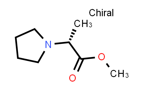 CAS No. 371208-66-1, Methyl (R)-2-(pyrrolidin-1-yl)propanoate