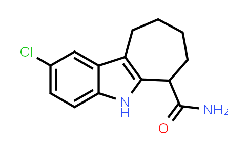 CAS No. 371219-74-8, 2-Chloro-5,6,7,8,9,10-hexahydrocyclohepta[b]indole-6-carboxamide