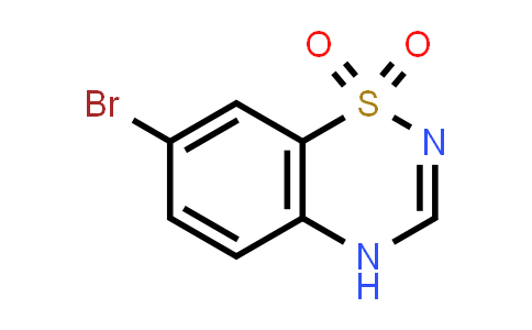 CAS No. 37162-46-2, 7-Bromo-4H-benzo[e][1,2,4]thiadiazine 1,1-dioxide