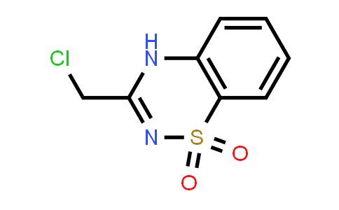 CAS No. 37162-65-5, 3-(Chloromethyl)-4H-benzo[e][1,2,4]thiadiazine 1,1-dioxide