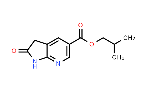 CAS No. 371758-72-4, 1H-Pyrrolo[2,3-b]pyridine-5-carboxylic acid, 2,3-dihydro-2-oxo-, 2-methylpropyl ester