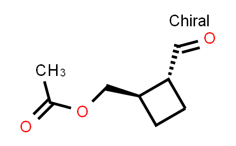 CAS No. 371784-53-1, ((1R,2R)-2-Formylcyclobutyl)methyl acetate