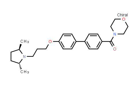 CAS No. 372513-99-0, Methanone, [4'-[3-[(2R,5R)-2,5-dimethyl-1-pyrrolidinyl]propoxy][1,1'-biphenyl]-4-yl]-4-morpholinyl-