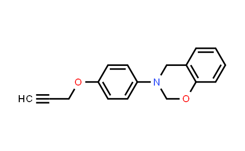 CAS No. 372524-72-6, 3-(4-(Prop-2-ynyloxy)phenyl)-3,4-dihydro-2H-benzo[e][1,3]oxazine