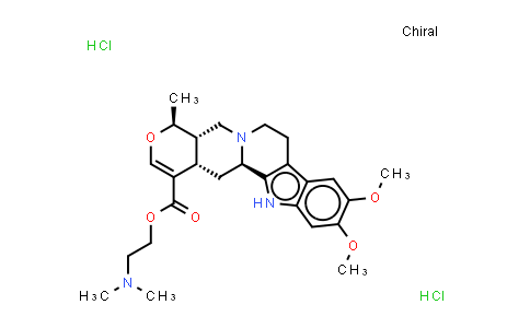 CAS No. 3735-84-0, Dimethylaminoethyl reserpilinate (dihydrochloride)