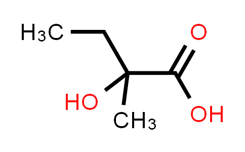 CAS No. 3739-30-8, 2-Hydroxy-2-methylbutanoic acid