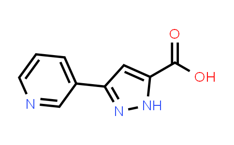 CAS No. 374064-01-4, 3-(Pyridin-3-yl)-1H-pyrazole-5-carboxylic acid