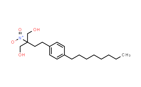 CAS No. 374077-88-0, 2-Nitro-2-(4-octylphenethyl)propane-1,3-diol