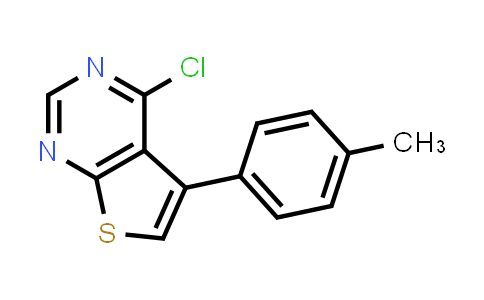 CAS No. 374104-63-9, 4-Chloro-5-(p-tolyl)thieno[2,3-d]pyrimidine