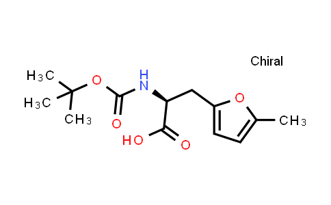 CAS No. 374119-38-7, (S)-2-((tert-Butoxycarbonyl)amino)-3-(5-methylfuran-2-yl)propanoic acid