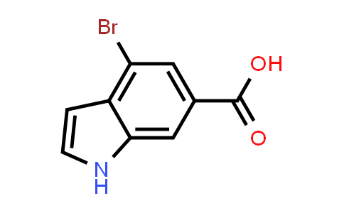 CAS No. 374633-27-9, 4-Bromo-1H-indole-6-carboxylic acid