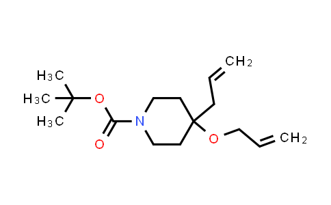 CAS No. 374795-39-8, tert-Butyl 4-allyl-4-(allyloxy)piperidine-1-carboxylate