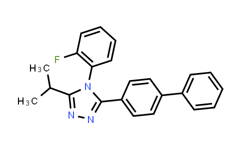 CAS No. 374889-31-3, 4H-1,2,4-Triazole, 3-[1,1'-biphenyl]-4-yl-4-(2-fluorophenyl)-5-(1-methylethyl)-