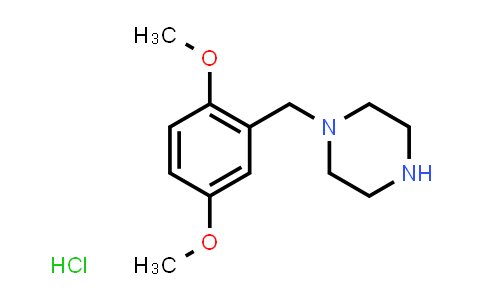 CAS No. 374897-99-1, 1-(2,5-Dimethoxybenzyl)piperazine hydrochloride