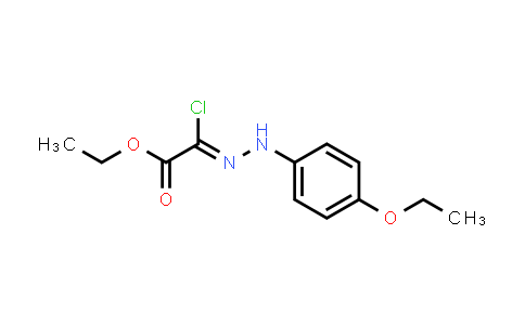 CAS No. 37522-29-5, Ethyl 2-chloro-2-[2-(4-ethoxyphenyl)hydrazin-1-ylidene]acetate