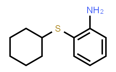 CAS No. 37535-87-8, 2-(Cyclohexylthio)benzenamine