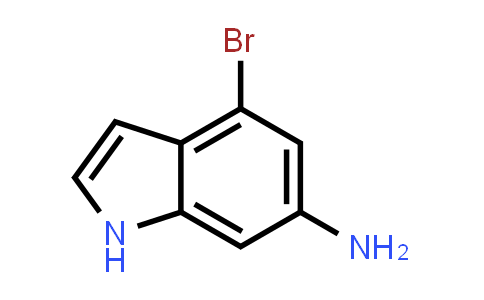 CAS No. 375369-03-2, 4-Bromo-1H-indol-6-amine