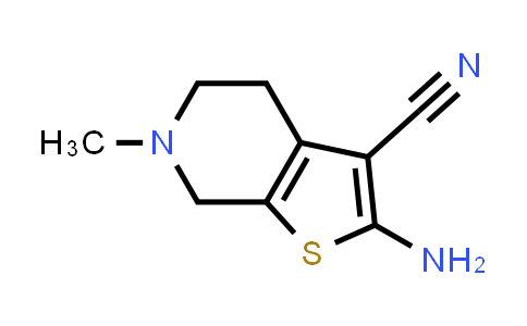CAS No. 37578-06-6, 2-Amino-6-methyl-4,5,6,7-tetrahydrothieno[2,3-c]pyridine-3-carbonitrile