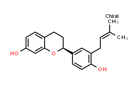CAS No. 376361-96-5, (2S)-7,4'-Dihydroxy-3'-prenylflavan