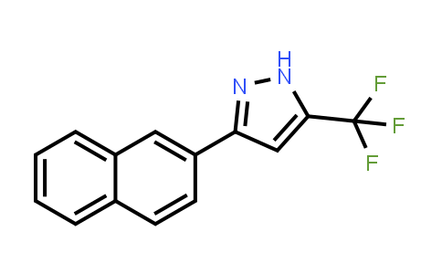CAS No. 376373-29-4, 3-(Naphthalen-2-yl)-5-(trifluoromethyl)-1H-pyrazole