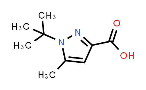 CAS No. 376387-68-7, 1-(tert-Butyl)-5-methyl-1H-pyrazole-3-carboxylic acid