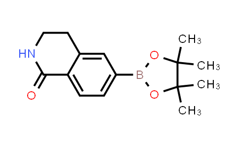 CAS No. 376584-30-4, 6-(4,4,5,5-Tetramethyl-1,3,2-dioxaborolan-2-yl)-3,4-dihydroisoquinolin-1(2H)-one