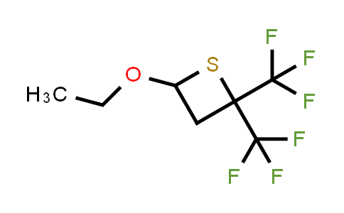 CAS No. 3777-93-3, 4-Ethoxy-2,2-bis(trifluoromethyl)thietane