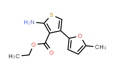CAS No. 378196-87-3, Ethyl 2-amino-4-(5-methylfuran-2-yl)thiophene-3-carboxylate