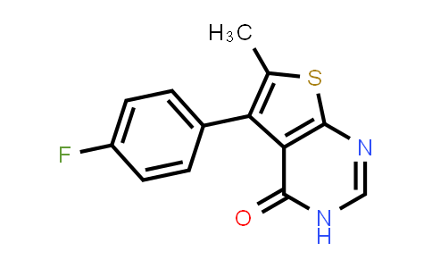 CAS No. 379236-06-3, 5-(4-Fluorophenyl)-6-methylthieno[2,3-d]pyrimidin-4(3H)-one