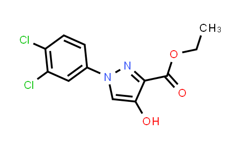 CAS No. 379239-10-8, Ethyl 1-(3,4-dichlorophenyl)-4-hydroxy-1H-pyrazole-3-carboxylate