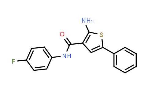 CAS No. 379239-70-0, 2-Amino-N-(4-fluorophenyl)-5-phenylthiophene-3-carboxamide