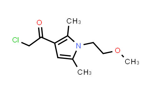 CAS No. 379241-47-1, 2-Chloro-1-[1-(2-methoxyethyl)-2,5-dimethyl-1H-pyrrol-3-yl]ethan-1-one