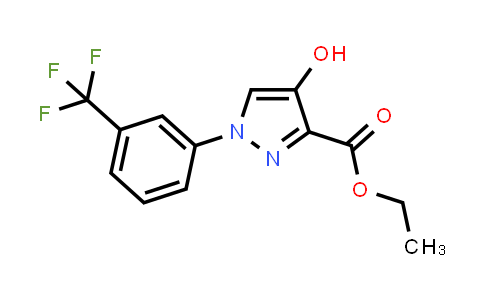 CAS No. 379241-52-8, Ethyl 4-hydroxy-1-(3-(trifluoromethyl)phenyl)-1H-pyrazole-3-carboxylate
