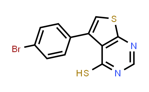 CAS No. 379241-58-4, 5-(4-Bromophenyl)thieno[2,3-d]pyrimidine-4-thiol