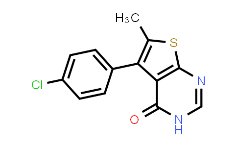CAS No. 379241-59-5, 5-(4-Chlorophenyl)-6-methylthieno[2,3-d]pyrimidin-4(3H)-one