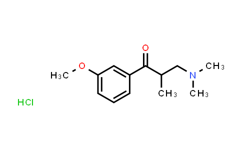 CAS No. 37951-53-4, 3-(Dimethylamino)-1-(3-methoxyphenyl)-2-methylpropan-1-one hydrochloride