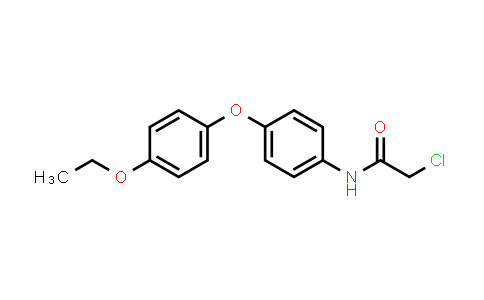 CAS No. 38008-37-6, p-(Chloroacetamido)phenyl p-ethoxyphenyl ether
