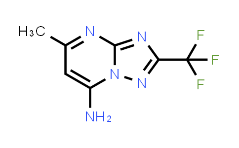 CAS No. 380340-45-4, 5-Methyl-2-(trifluoromethyl)[1,2,4]triazolo[1,5-a]pyrimidin-7-amine