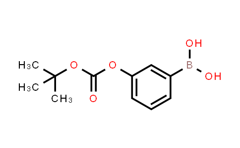 CAS No. 380430-69-3, [3-(tert-Butoxycarbonyloxy)phenyl]boronic acid