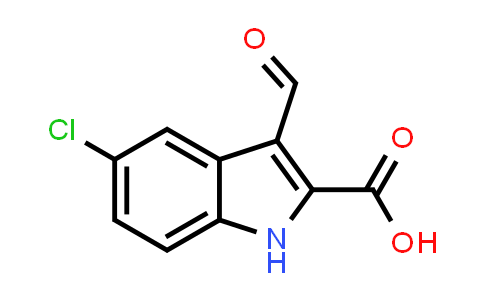 CAS No. 380448-07-7, 5-Chloro-3-formyl-1H-indole-2-carboxylic acid