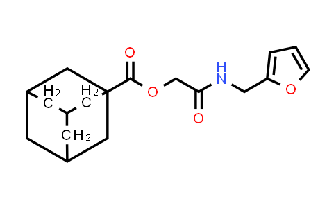 CAS No. 380487-05-8, 2-((Furan-2-ylmethyl)amino)-2-oxoethyl adamantane-1-carboxylate