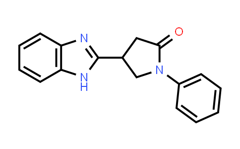 CAS No. 380561-11-5, 4-(1H-Benzoimidazol-2-yl)-1-phenyl-pyrrolidin-2-one